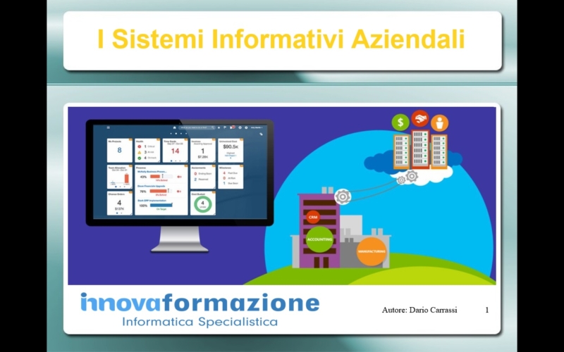 I Sistemi Informativi Aziendali: il caso SAP (workshop)