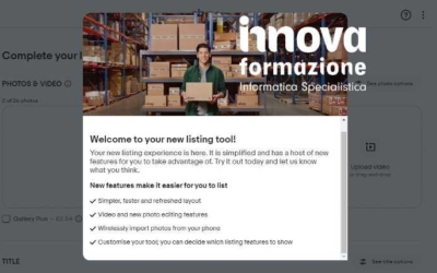 eBay UK novità inserzioni